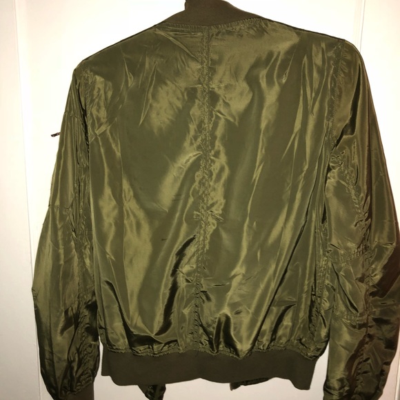 Green bomber jacket - Picture 3 of 3